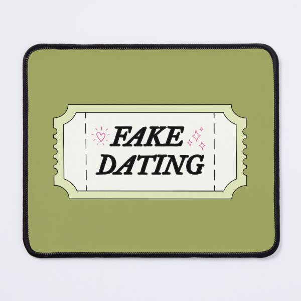 Item preview, Fake Dating | Bookish | Booktok | Trope designed and sold by The Turquoise Brush.