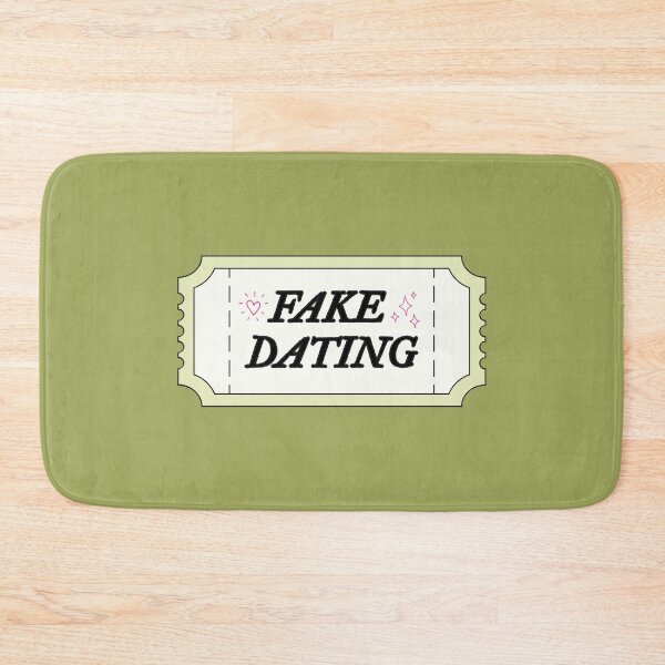 Item preview, Fake Dating | Bookish | Booktok | Trope designed and sold by The Turquoise Brush.