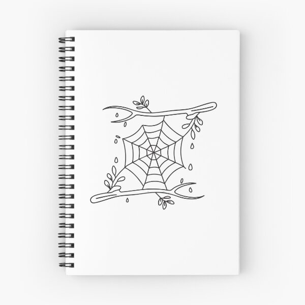 Item preview, A web stretched between two branches with dew drops glistening designed and sold by rasagamastore.