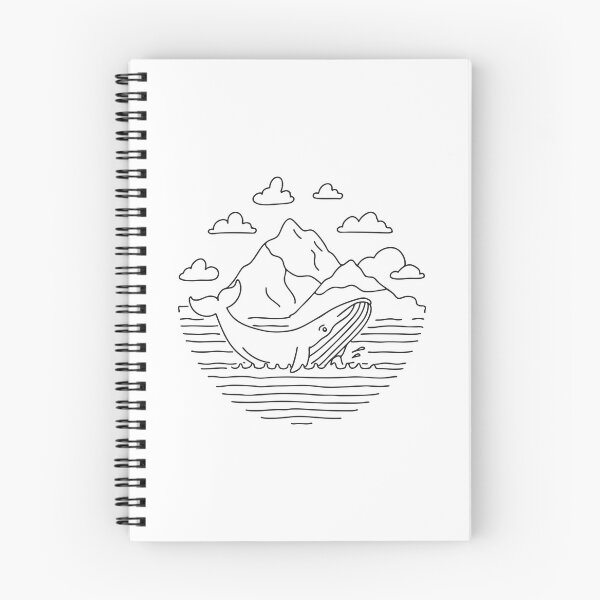 Item preview, A whale breaching close to a distant island covered in mist designed and sold by rasagamastore.