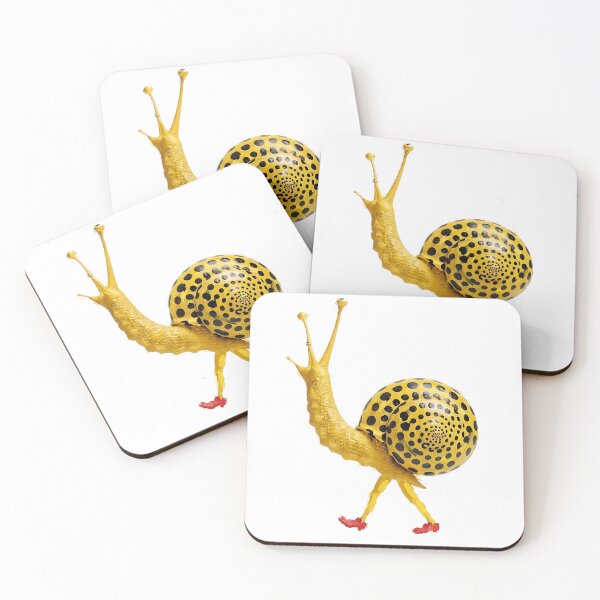 Item preview, Yellow Polka Dot Snail Art designed and sold by Yellow Zone.