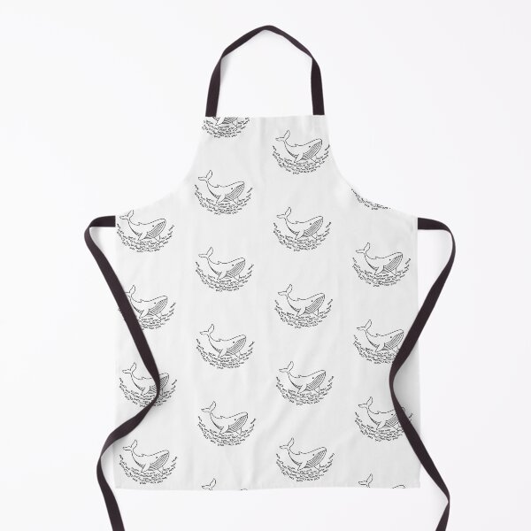 Item preview, A whale diving close to a school of fish scattering below designed and sold by rasagamastore.