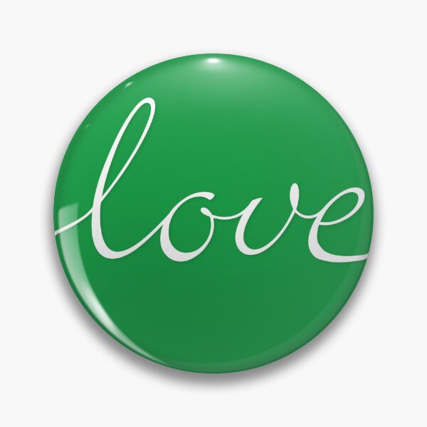 Artikelvorschau, Liebe auf Kelly Green Hintergrund entworfen und verkauft von Delinda Graphic Studio.