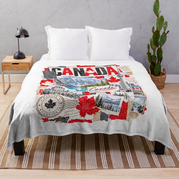 Item preview, Canada Vintage Travel Collage and Nature designed and sold by EdwinkOne.
