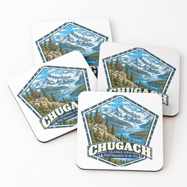 Item preview, Chugach Alaska Usa Wild Mountains By The Sea Alaskan Travel Souvenir designed and sold by JonesFlora2025.