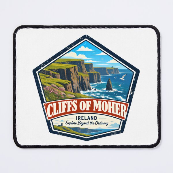 Item preview, Cliffs Of Moher Ireland Explore Beyond The Ordinary Travel Souvenir Explorer designed and sold by NightGlyph.