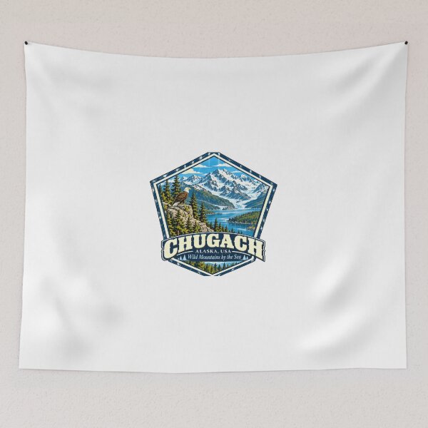 Item preview, Chugach Alaska Usa Wild Mountains By The Sea Alaskan Travel Souvenir designed and sold by JonesFlora2025.