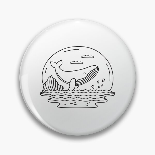Item preview, A whale near a rocky coastline with waves crashing nearby designed and sold by rasagamastore.