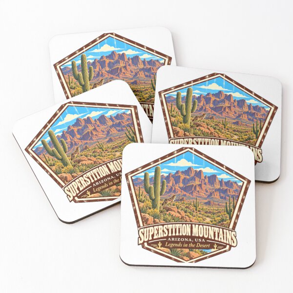 Item preview, Superstition Mountains Arizona USA Legends In The Desert Southwest Travel Outdoor designed and sold by Simsimah26Parks.