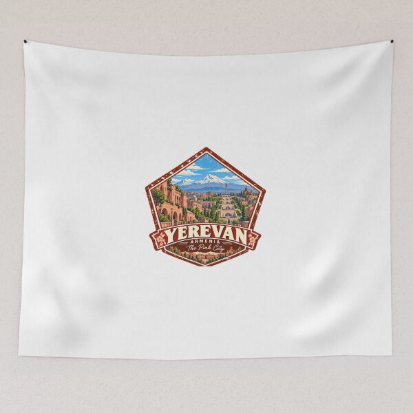 Item preview, Yerevan Armenia The Pink City Armenian Travel Souvenir designed and sold by JonesFlora2025.