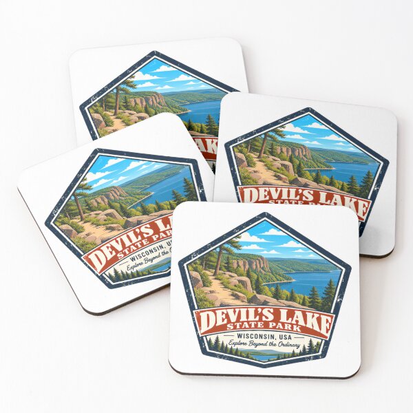 Item preview, Devil's Lake State Park Wisconsin, USA Explore Beyond The Ordinary Traveler Hiking designed and sold by Simsimah26Parks.