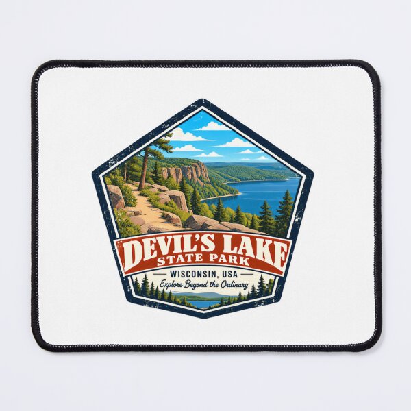Item preview, Devil's Lake State Park Wisconsin, USA Explore Beyond The Ordinary Traveler Hiking designed and sold by Simsimah26Parks.