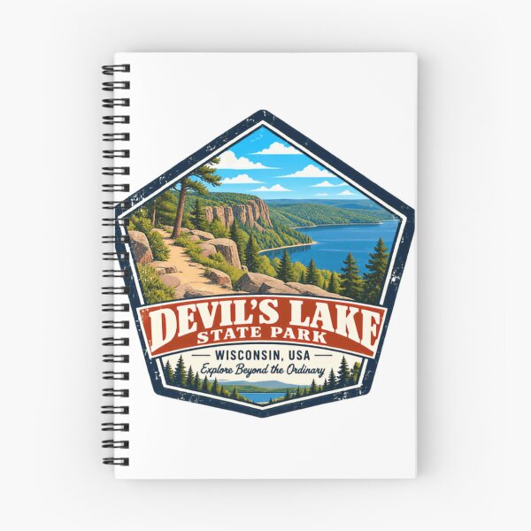 Item preview, Devil's Lake State Park Wisconsin, USA Explore Beyond The Ordinary Traveler Hiking designed and sold by Simsimah26Parks.