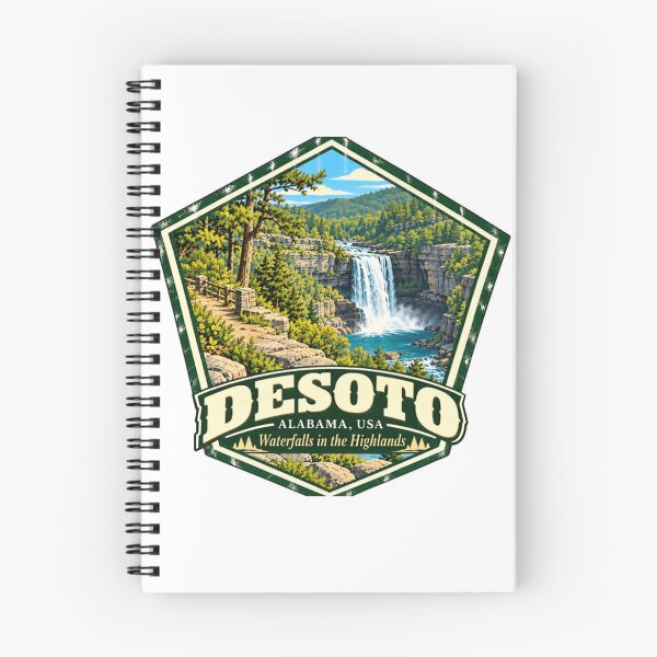 Item preview, Desoto Alabama Usa Waterfalls In The Highlands Travel Souvenir Nature Explorer designed and sold by RetroMini2026.