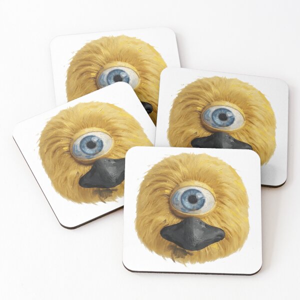 Item preview, Furry Yellow Creature Blue Eye Art designed and sold by Yellow Zone.