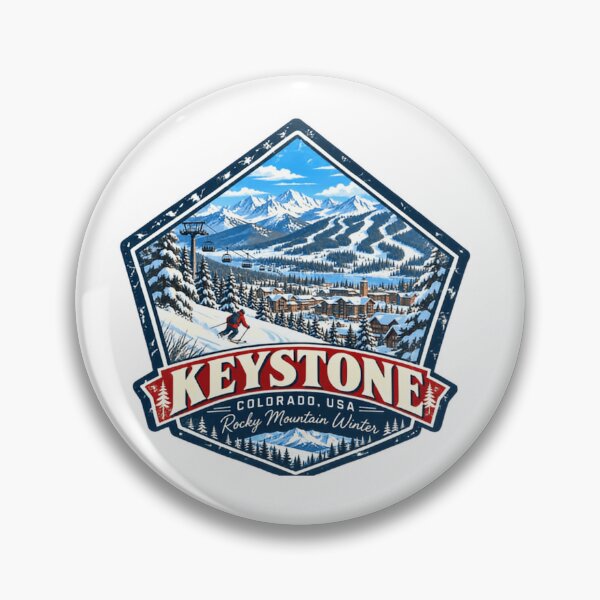 Item preview, Keystone Colorado Usa Rocky Mountain Winter Ski Resort Skiing Snowboarding designed and sold by Simsimah26Parks.
