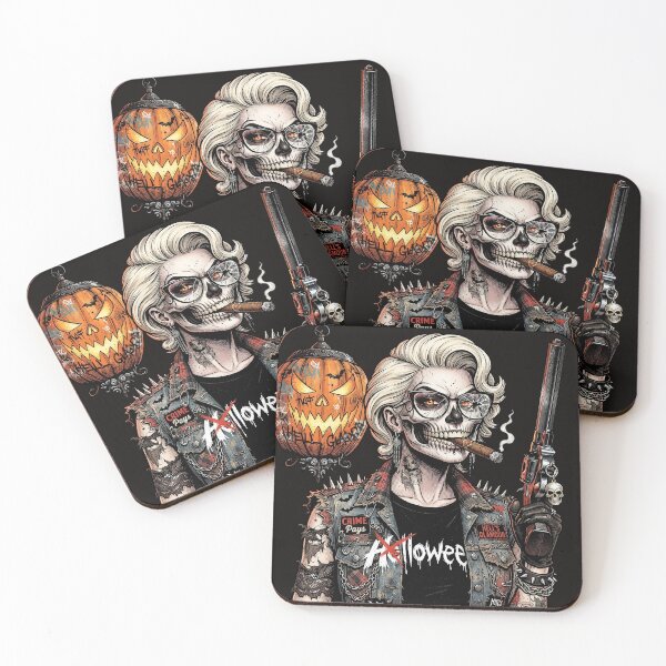 Item preview, Mafia Skeleton Gun Cigar Pumpkin Halloween designed and sold by Voodoo Store Paranormal Collections.