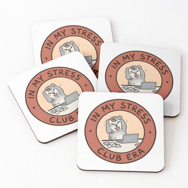 Item preview, Stressed Cat In My Stress Club Era designed and sold by LuloCreative.