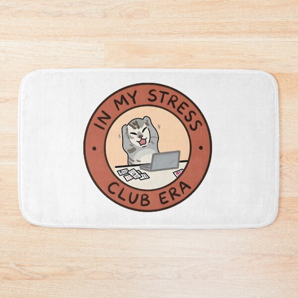 Item preview, Stressed Cat In My Stress Club Era designed and sold by LuloCreative.