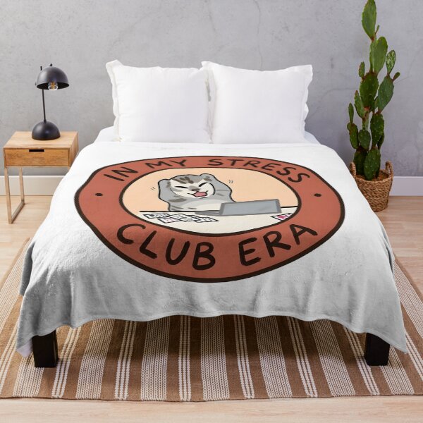 Item preview, Stressed Cat In My Stress Club Era designed and sold by LuloCreative.