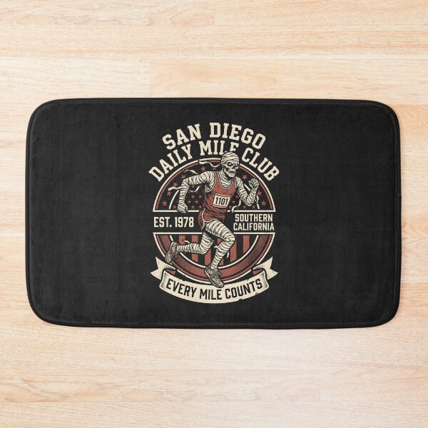 Item preview, San Diego Daily Mile Club Vintage Running Mummy designed and sold by SplashTastic.