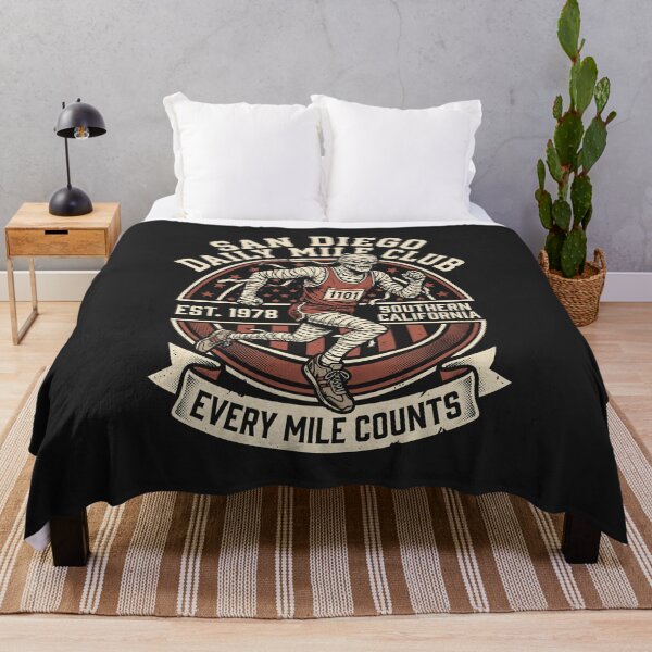 Item preview, San Diego Daily Mile Club Vintage Running Mummy designed and sold by SplashTastic.