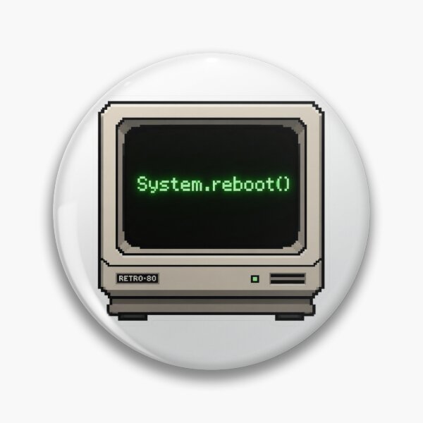 Item preview, System Reboot Retro Terminal Pixel Art designed and sold by DevStyle Labs.