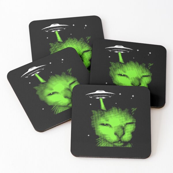 Item preview, Alien Invasion Cat Meme Funny designed and sold by ellapaintcoast.