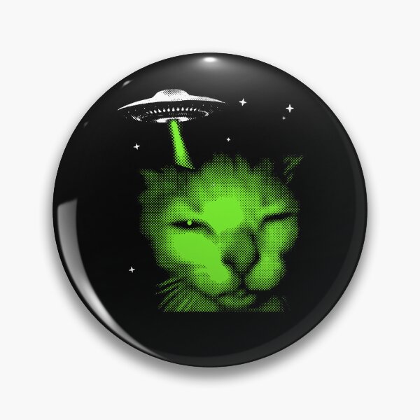 Item preview, Alien Invasion Cat Meme Funny designed and sold by ellapaintcoast.