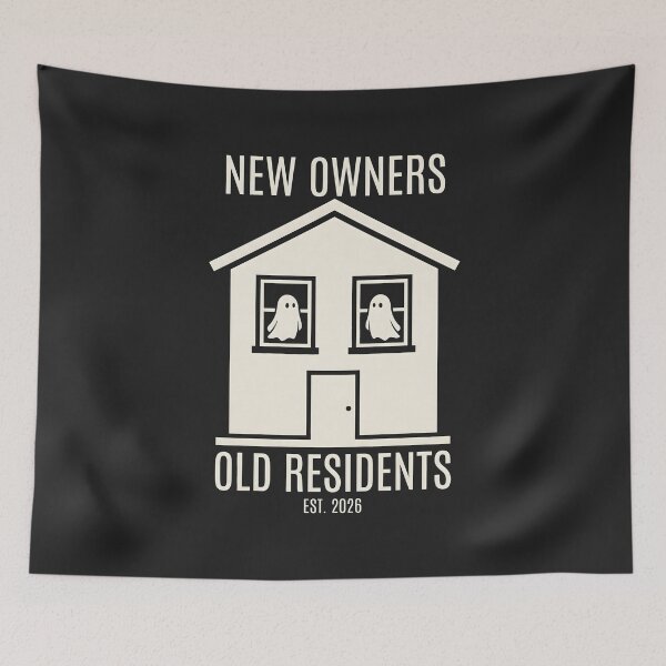 Item preview, New Owners Old Residents Ghost House designed and sold by SplashTastic.