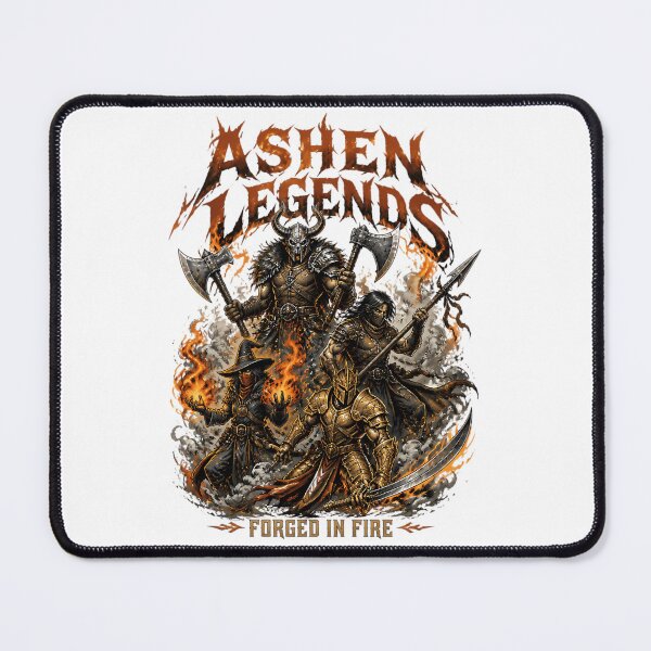 Item preview, Ashen Legends Fantasy Warriors Forged In Fire Heavy Metal T-Shirt Design designed and sold by dyonallyhea.