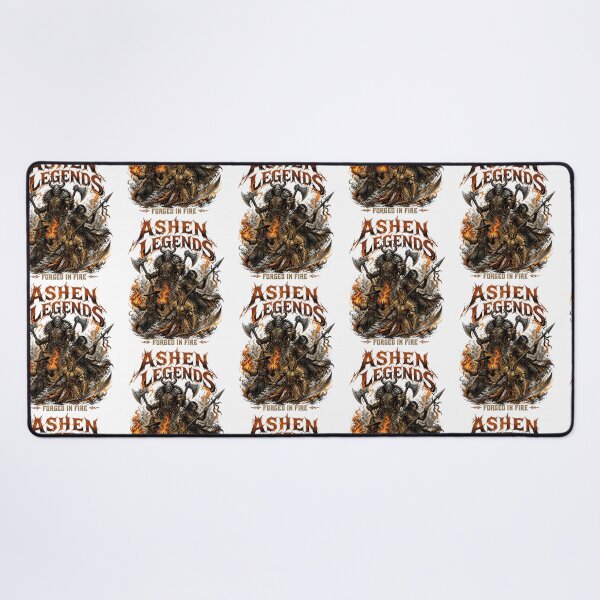 Item preview, Ashen Legends Fantasy Warriors Forged In Fire Heavy Metal T-Shirt Design designed and sold by dyonallyhea.