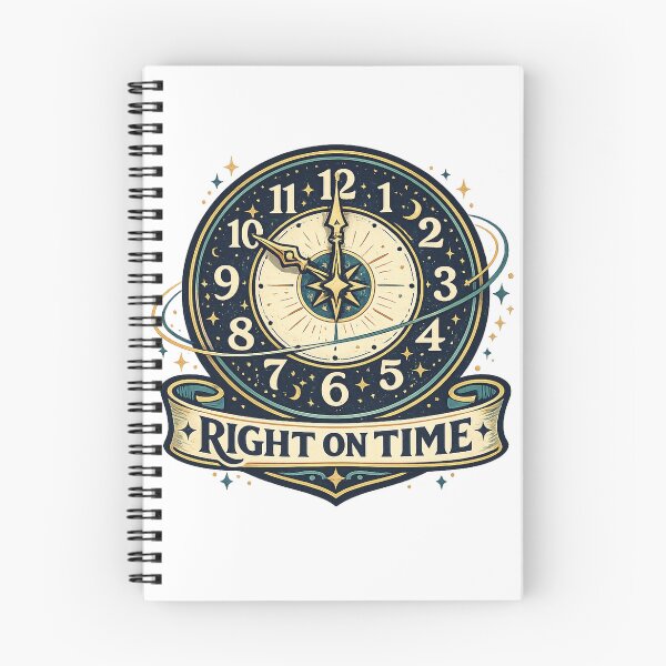 Item preview, Right on Time Celestial Clock Vintage Cosmic Horology Design designed and sold by inkoutninja.