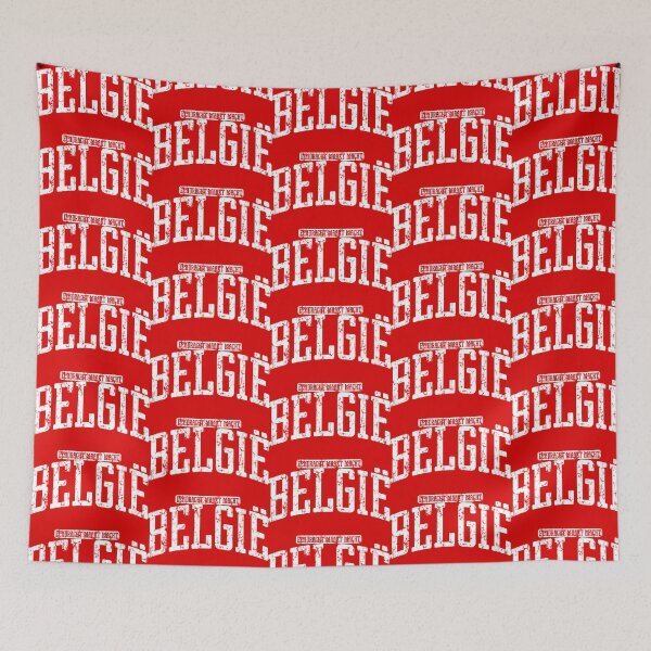 Item preview, België (White Print) designed and sold by smashtransit.
