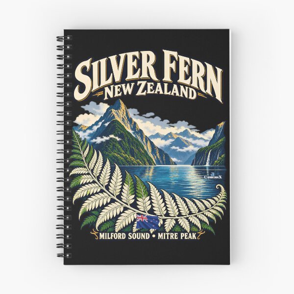 Item preview, Silver Fern Milford Sound designed and sold by EvergreenPark - Tee Studio.