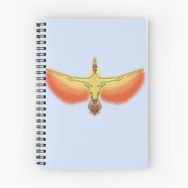 Item preview, Moltres Pocket Monster Line-art (Yellow, Orange & Red) designed and sold by Burnt_Pikachu.