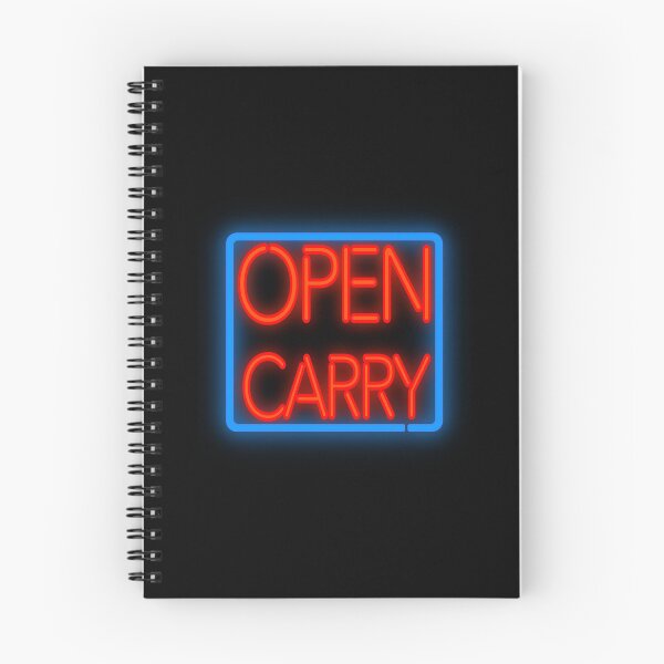 Item preview, Open Carry Neon in Red and Blue (without Border) designed and sold by Karate Octopus.