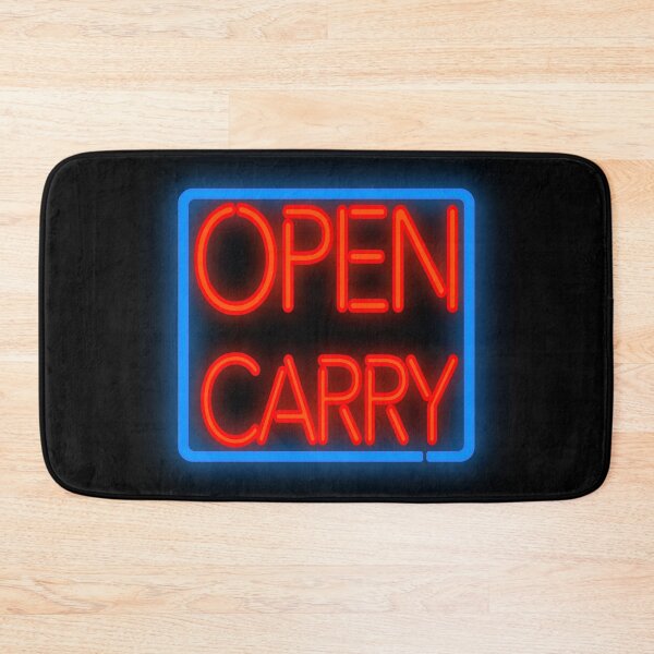 Item preview, Open Carry Neon in Red and Blue (without Border) designed and sold by Karate Octopus.
