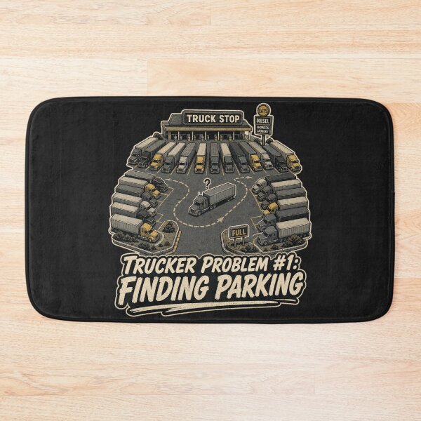 Item preview, Trucker Problem Number 1 Finding Parking Shirt, Funny Truck Driver T-Shirt, Truck Stop Parking Humor Tee, Trucker Gift Shirt, Vintage Truck Stop Graphic designed and sold by TshirtsLabs.
