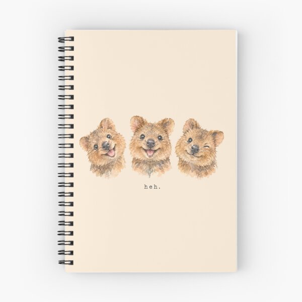 Item preview, Heh Quokka Selfie Trio Smile Watercolor Happy Face designed and sold by Yellowriversss.