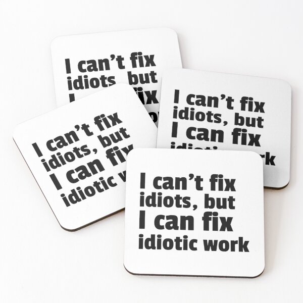 Item preview, Fixing Idiotic Work. designed and sold by dyonallyhea.