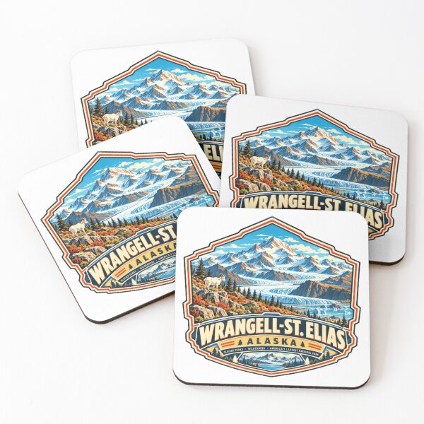 Item preview, Wrangell-St. Elias Alaska National Park Glacier Peaks Wilderness designed and sold by NeedForParks.