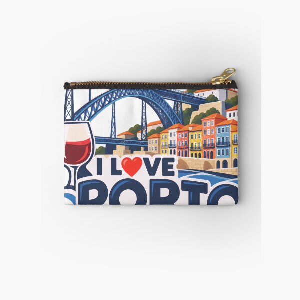 Item preview, I Love Porto Portugal Bridge and Port Wine Design designed and sold by RDproject.