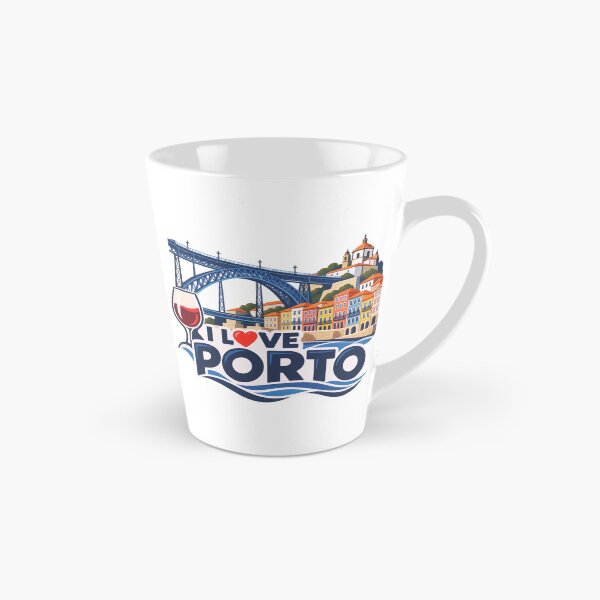 Item preview, I Love Porto Portugal Bridge and Port Wine Design designed and sold by RDproject.