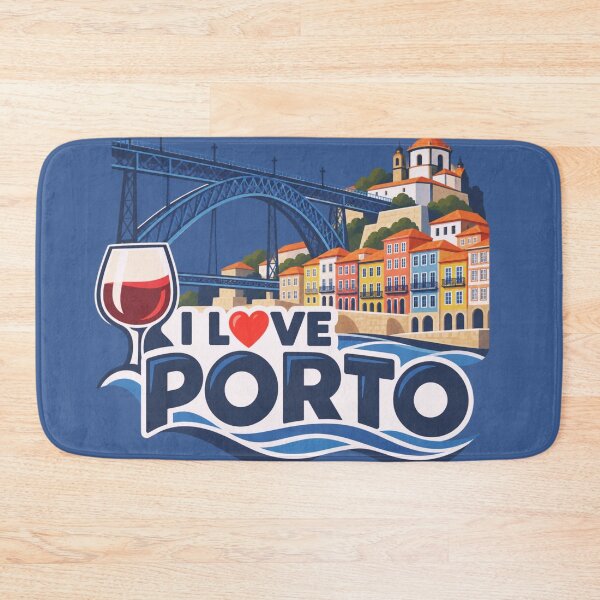 Item preview, I Love Porto Portugal Bridge and Port Wine Design designed and sold by RDproject.