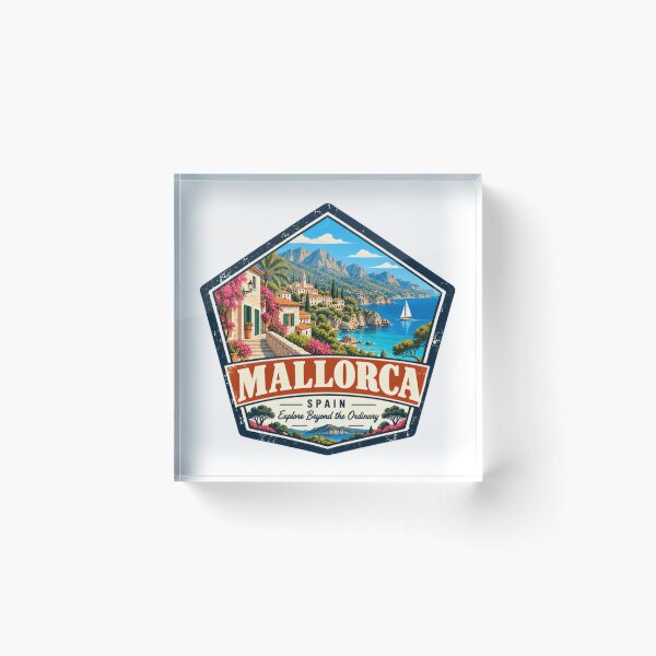 Item preview, Mallorca Spain Explore Beyond The Ordinary Travel Vacation Souvenir Destination designed and sold by NightGlyph.