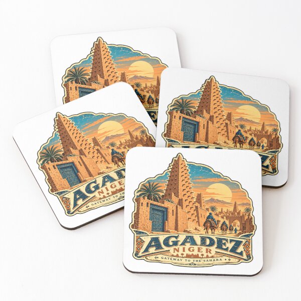 Artikelvorschau, Agadez, Niger – Tor zur Sahara – Afrika – Reise- und Entdecker-Souvenir entworfen und verkauft von NeedForParks.