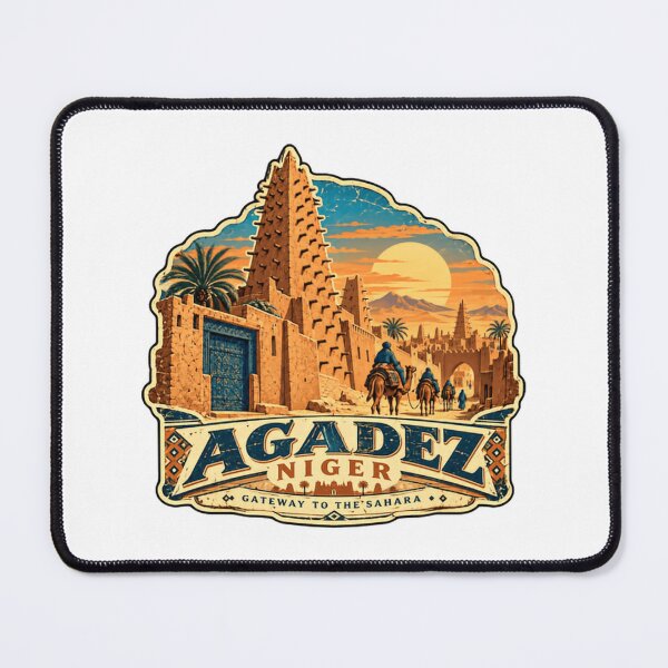 Item preview, Agadez Niger Gateway To The Sahara Africa Travel Explorer Souvenir designed and sold by NeedForParks.