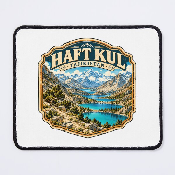 Item preview, Haft Kul Tajikistan Mountain Lake Travel Adventure Souvenir designed and sold by NeedForParks.
