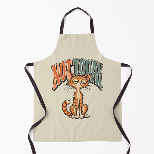 Item preview, Not Today – Sarcastic Orange Tabby Cat designed and sold by AwesomeBeyondLimits.